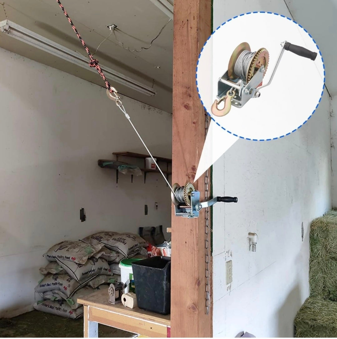 Ručno vitlo za povlačenje tereta do 360 kg