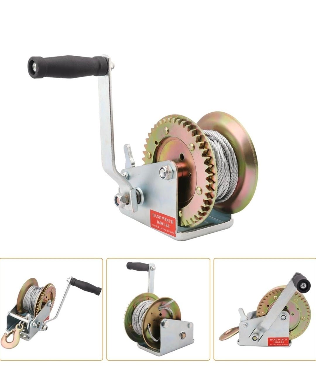 Ručno vitlo za povlačenje tereta do 360 kg