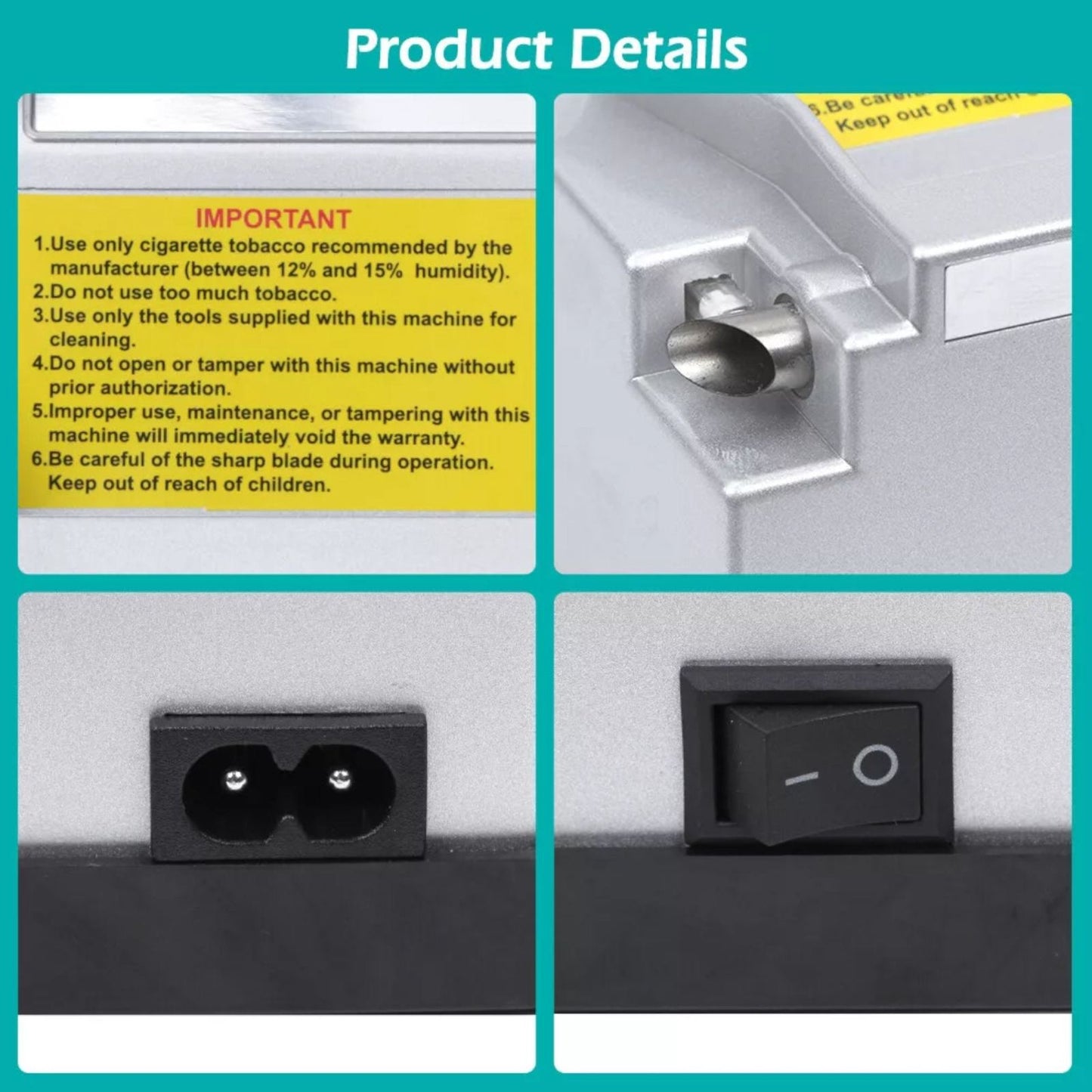 El. Profesionalna Mašinica za Punjenje Cigareta