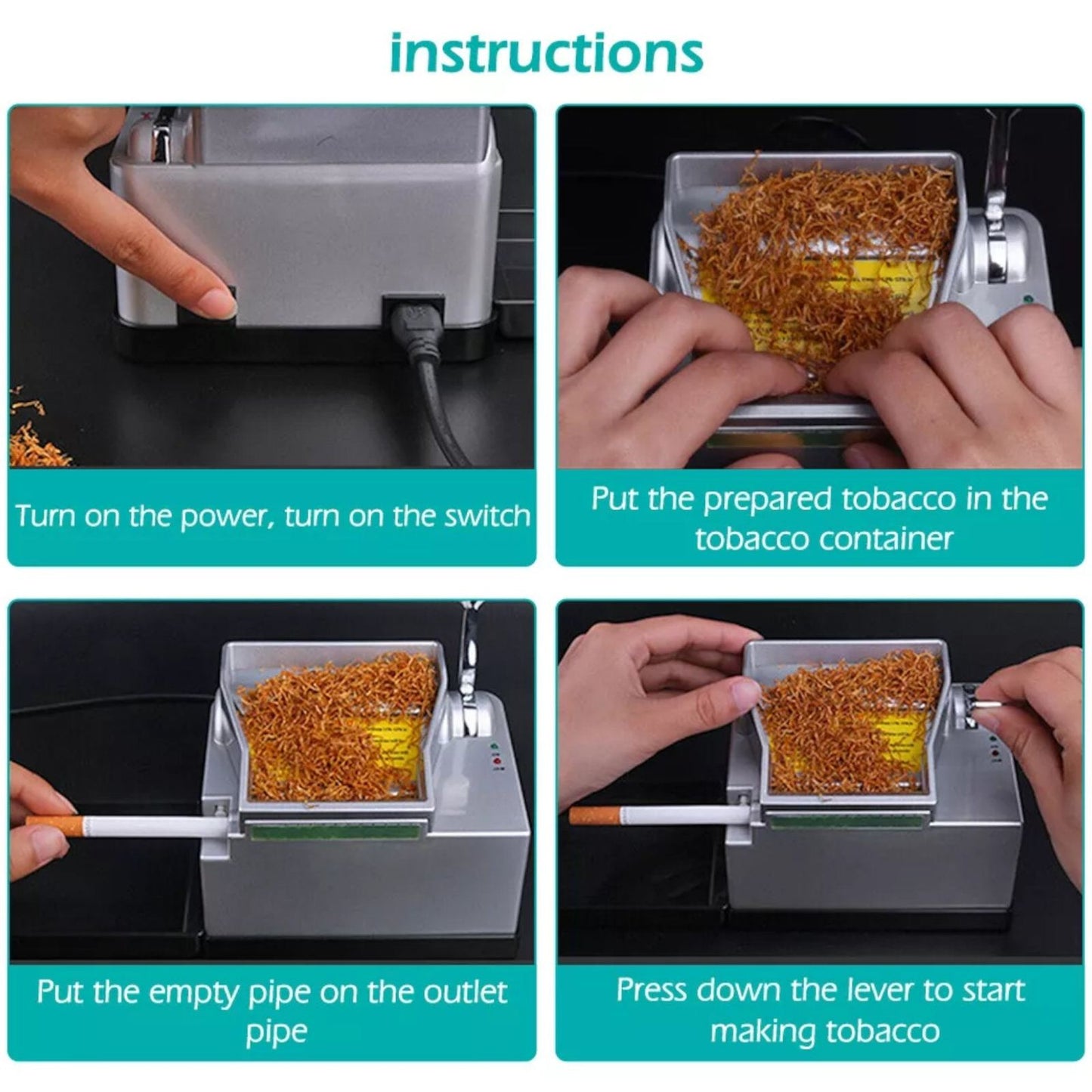 El. Profesionalna Mašinica za Punjenje Cigareta