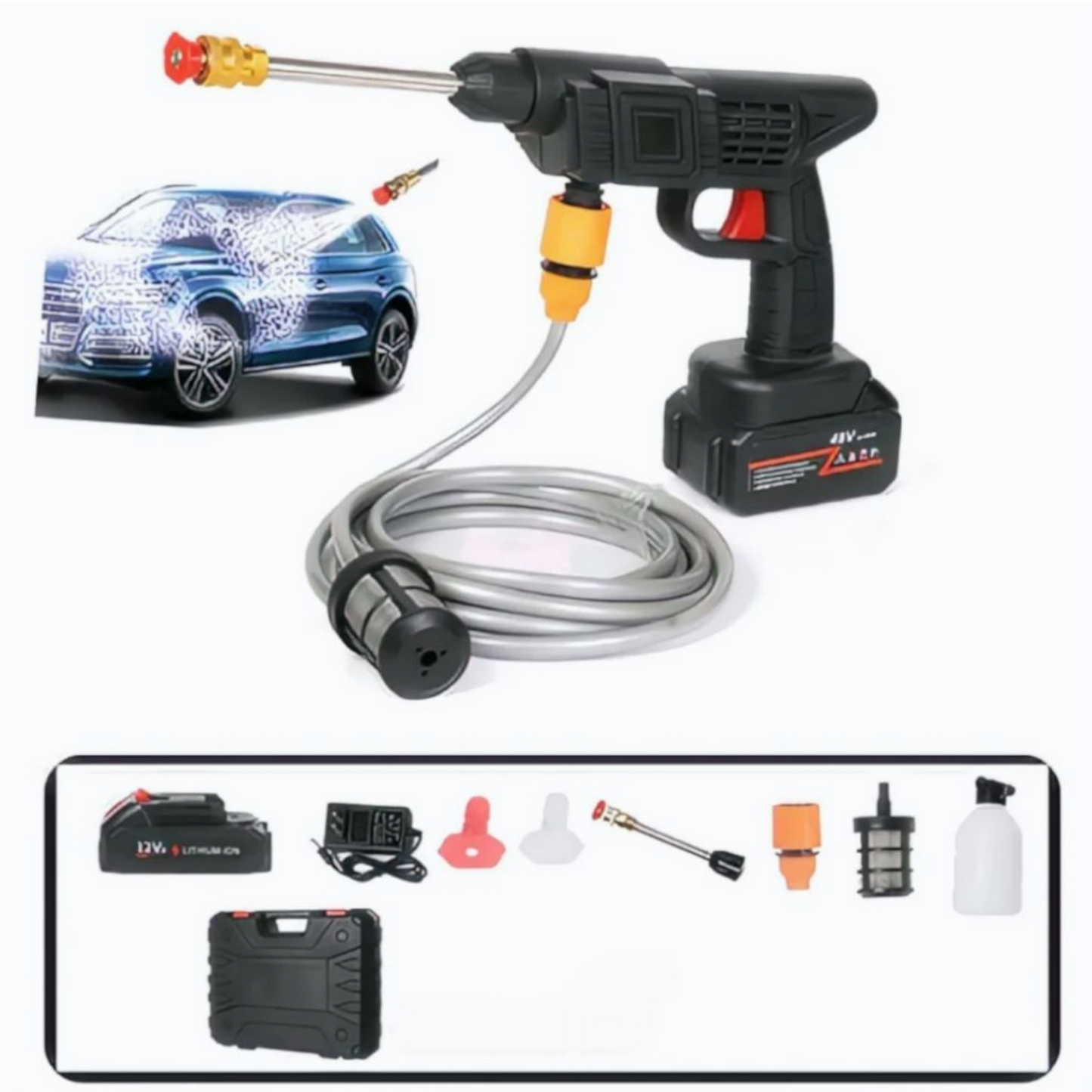 Visokotlačni perač, Aku Vap (48W)