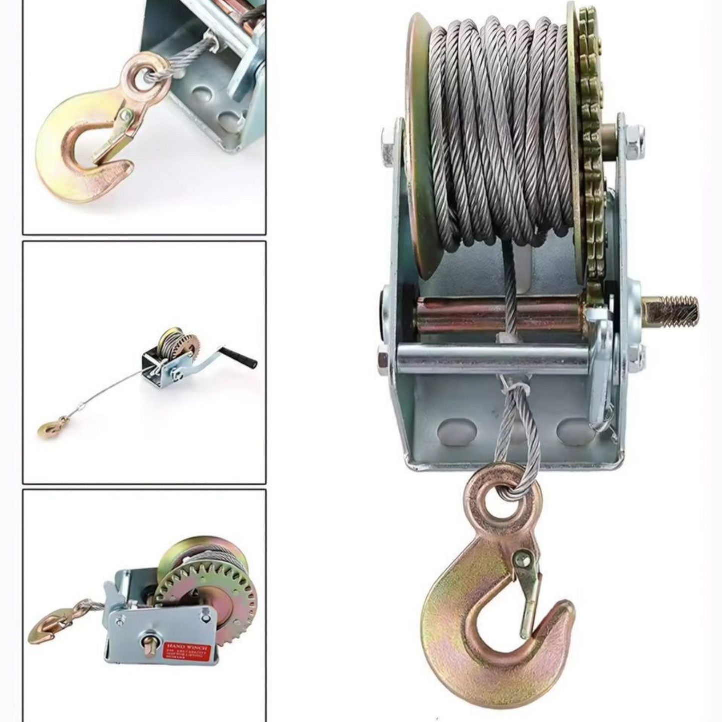 Ručno vitlo za povlačenje tereta do 360 kg