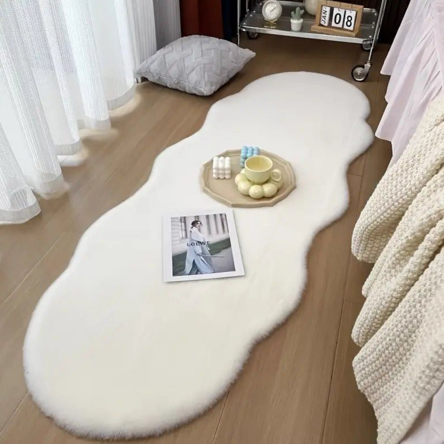 Tepih od umjetnog krzna (180x60 cm)