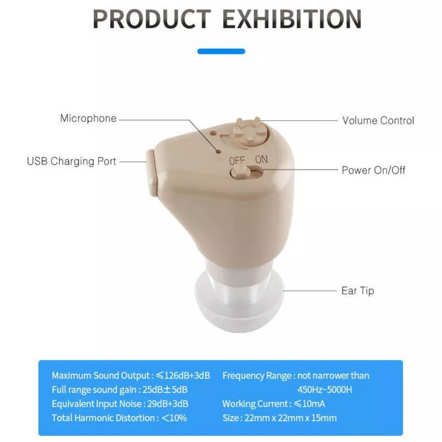 Mini Punjivi Slušni Aparat