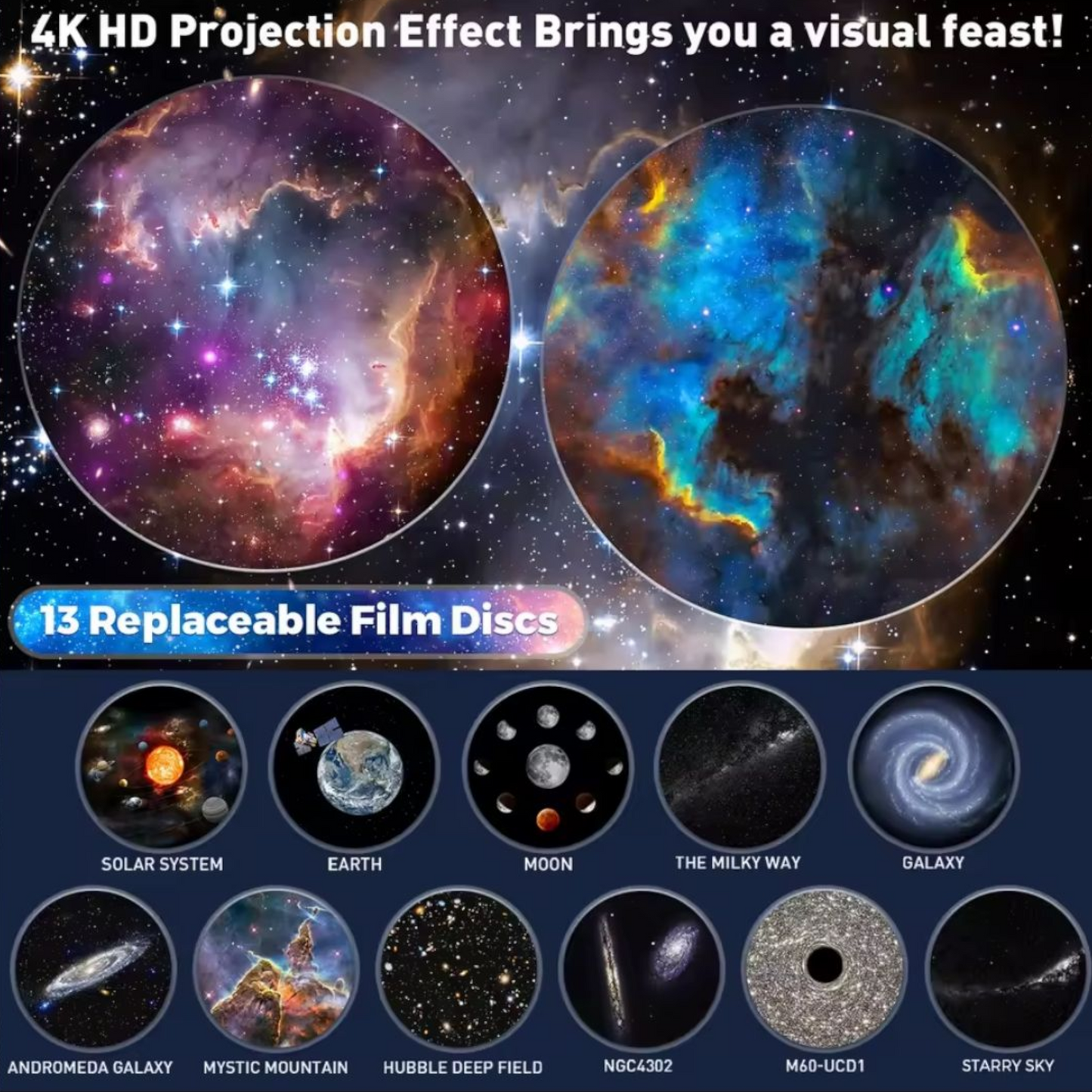 4K HD Galaxy Projektor