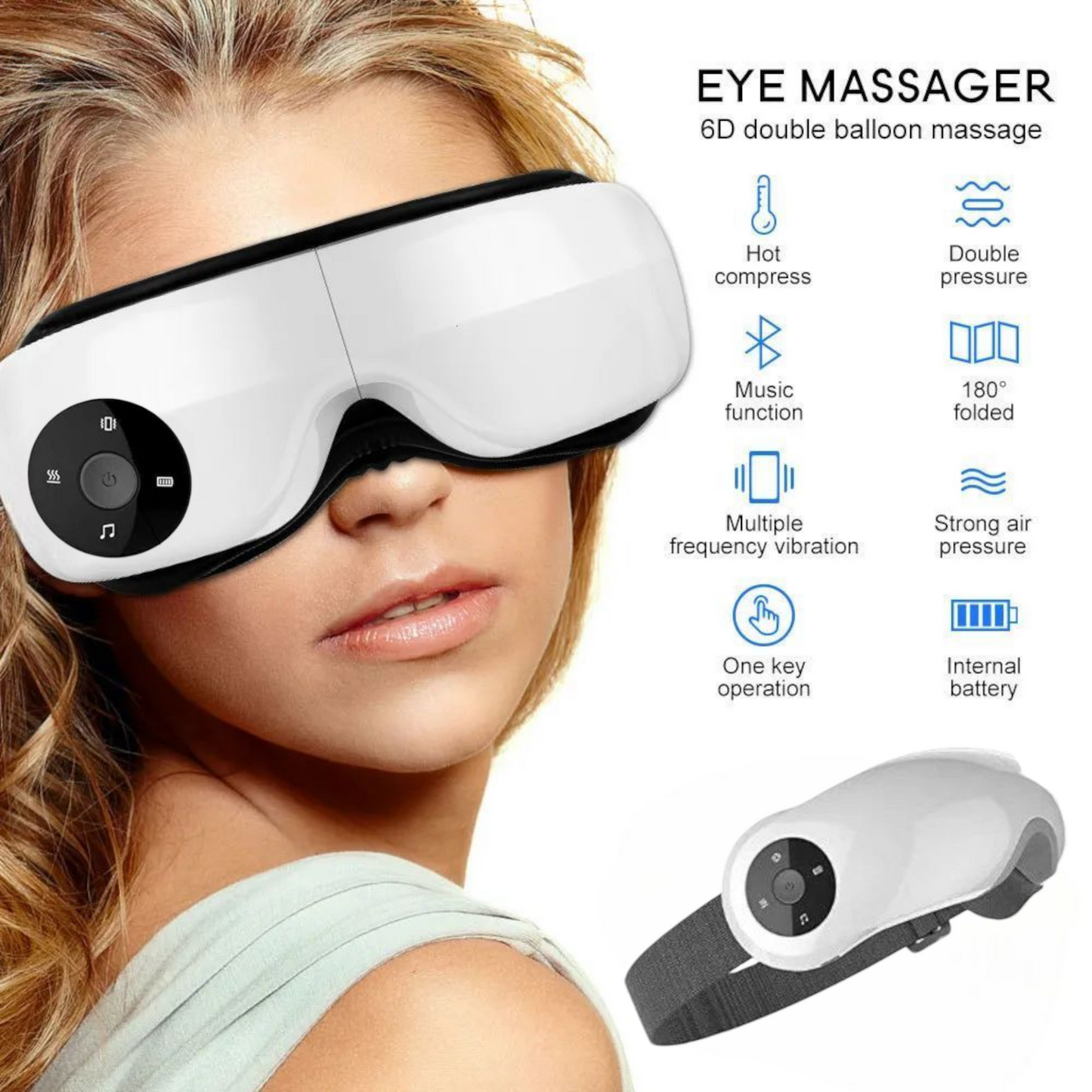 5u1 Pametni masažer za oči protiv migrene