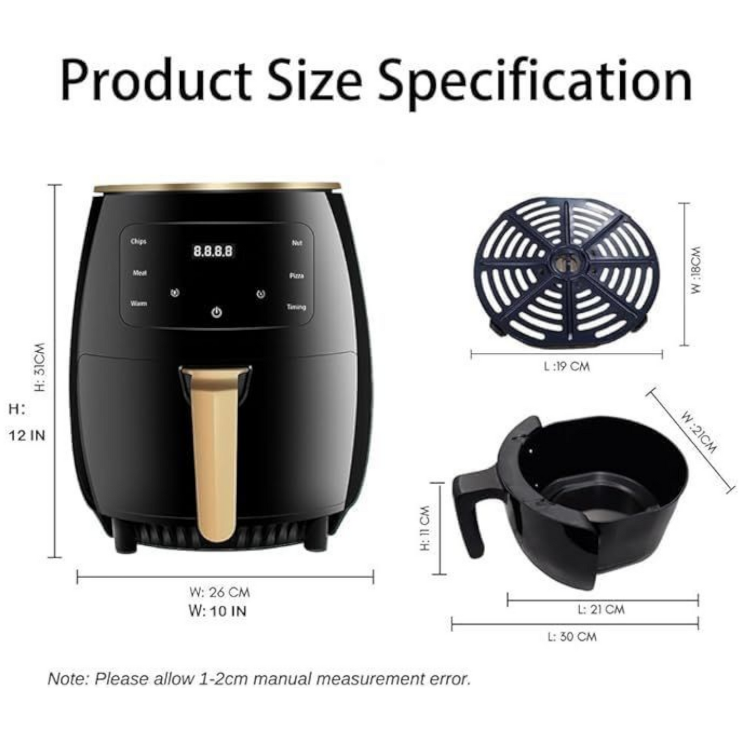 Digitalna Friteza na Vrući Zrak SilverCrest