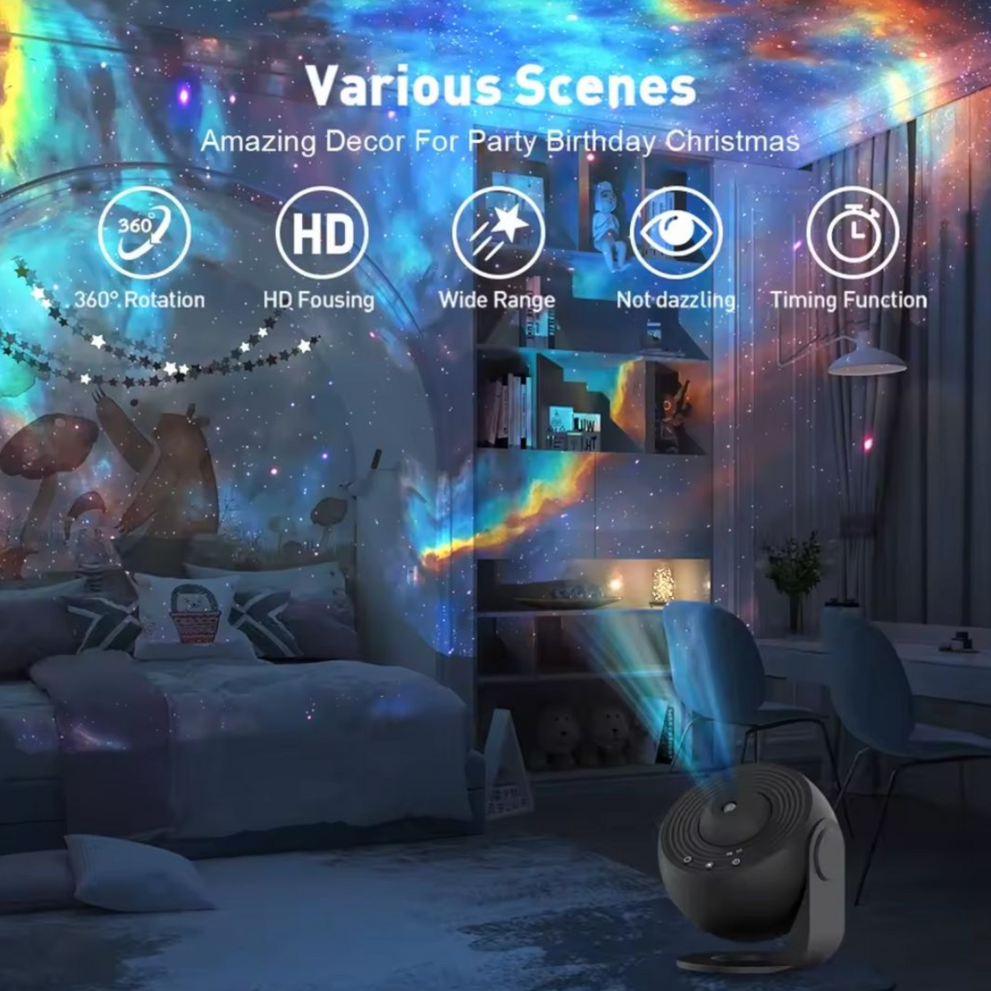 4K HD Galaxy Projektor