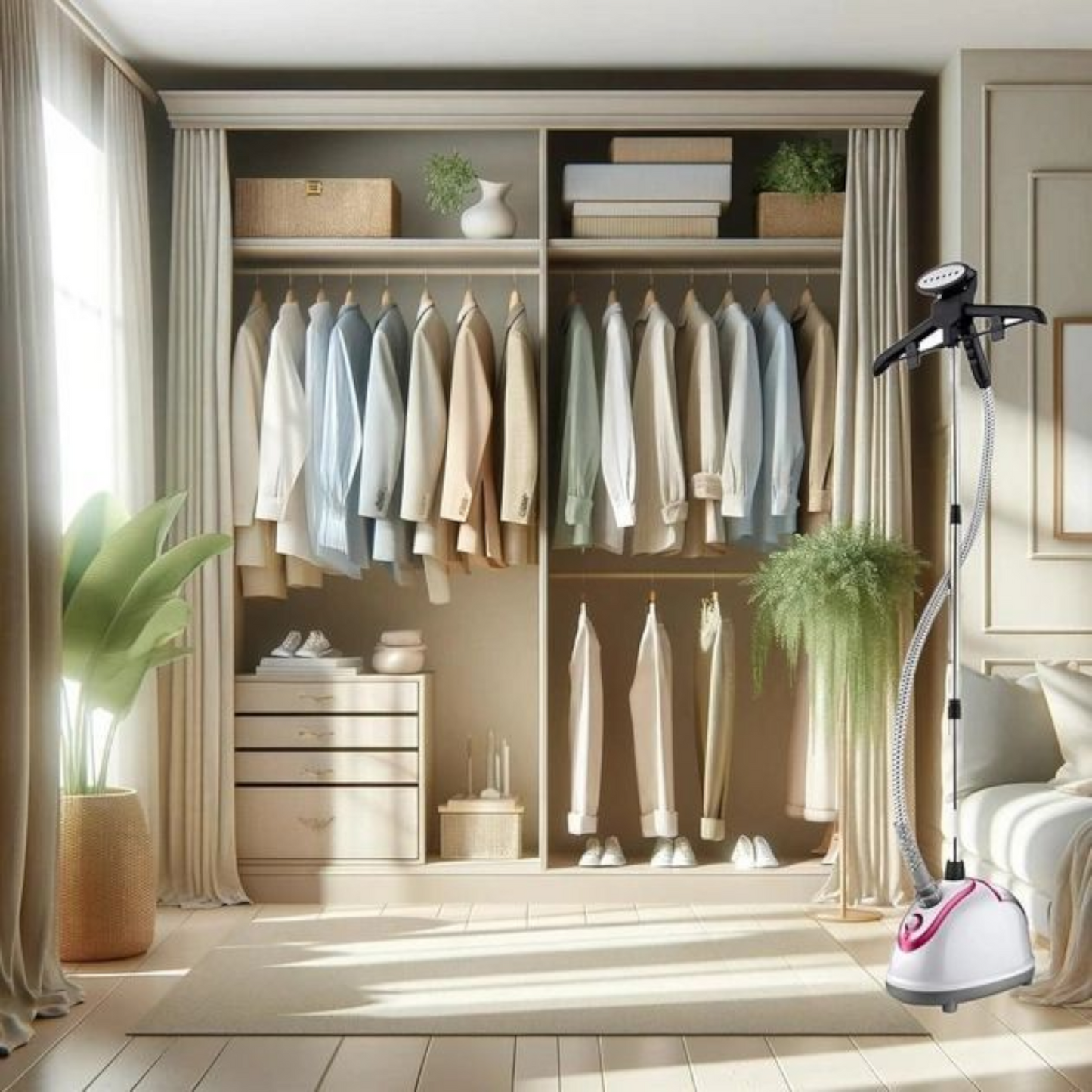 2u1 Profesionalna Parna Pegla REDLINE