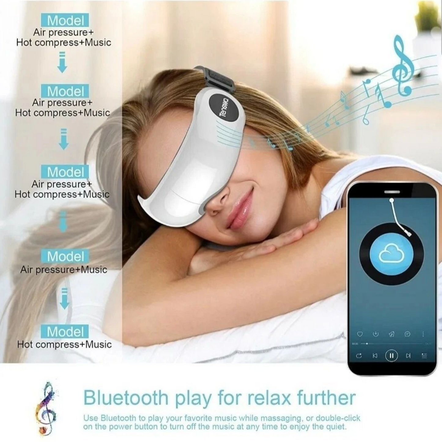 5u1 Pametni masažer za oči protiv migrene