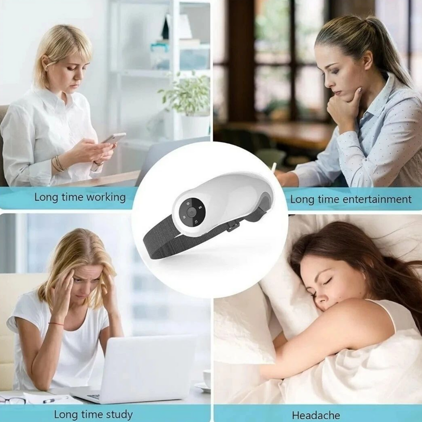 5u1 Pametni masažer za oči protiv migrene